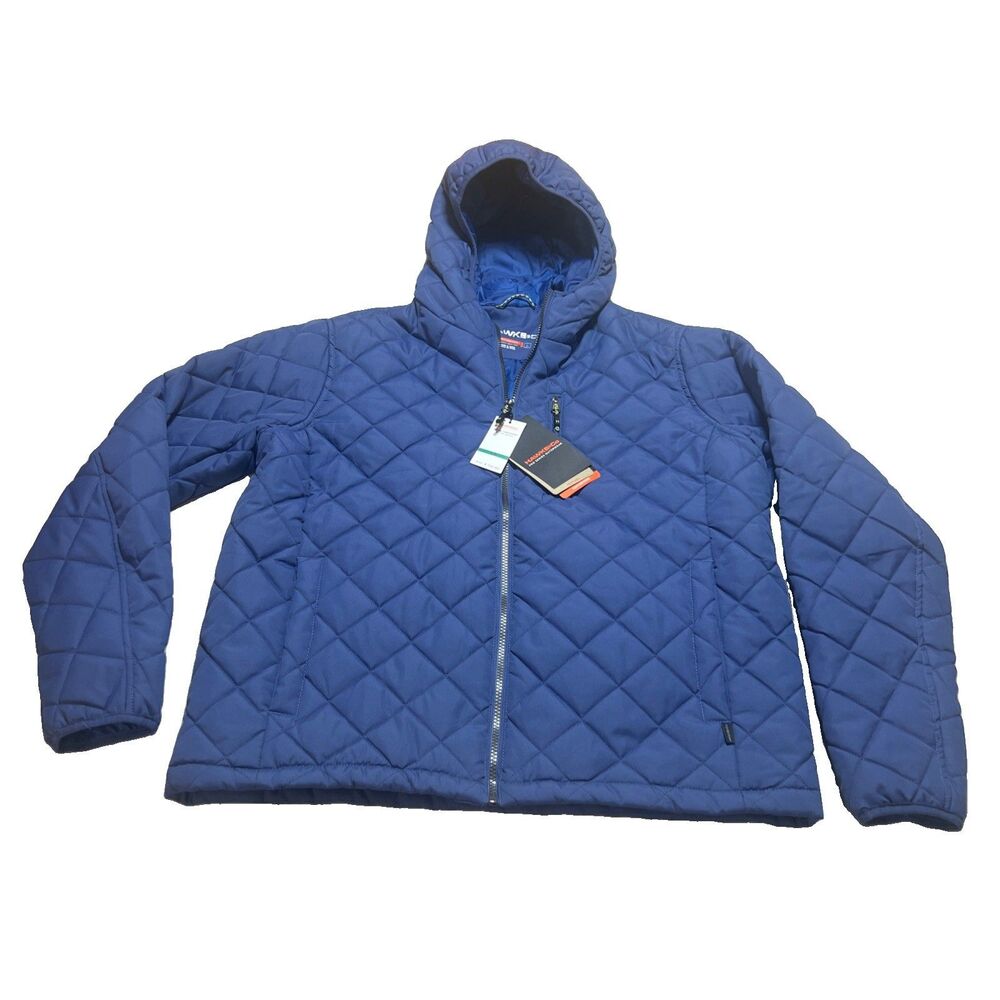 NWT! Hawke & Co- Pro Series Featherless Packable Men's Hoodie Indigo Men Size L
